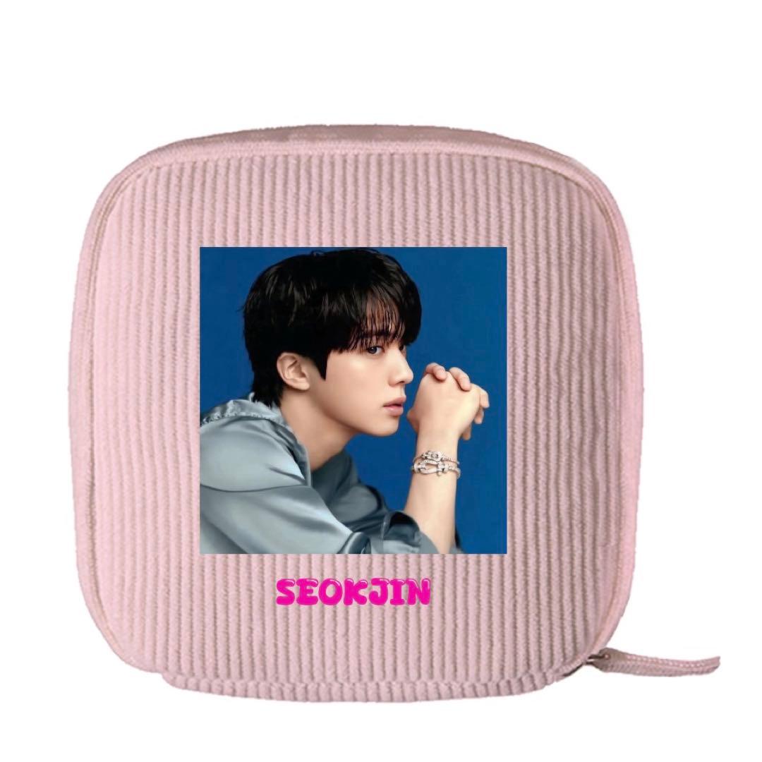 BTS Jin ソクジン ジン 化粧ポーチ 14cm