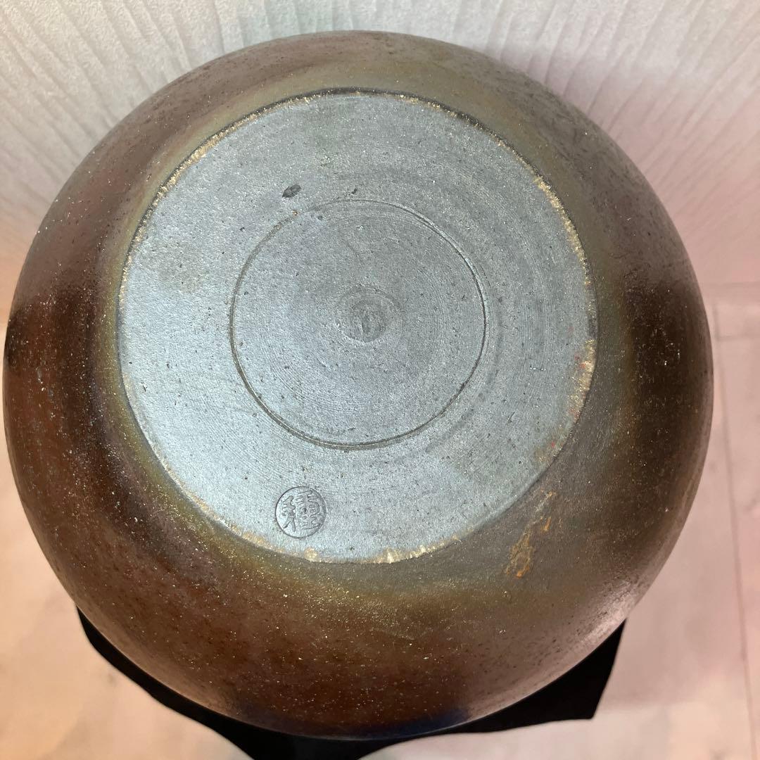 希少　種子島　よきの焼　壺　飾り台　花瓶　置物　骨董品　古美術品　能野焼