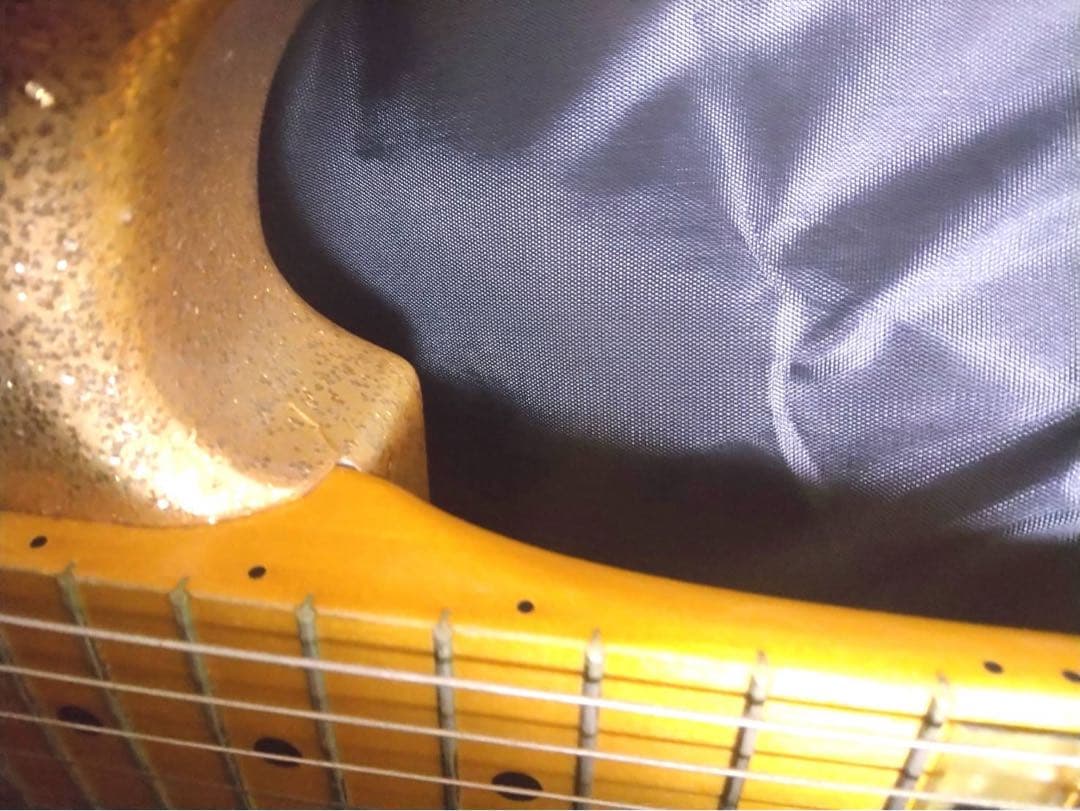 fernandes ラルク　kenモデル　ピンク　ラメ　ギター　フェルナンデス