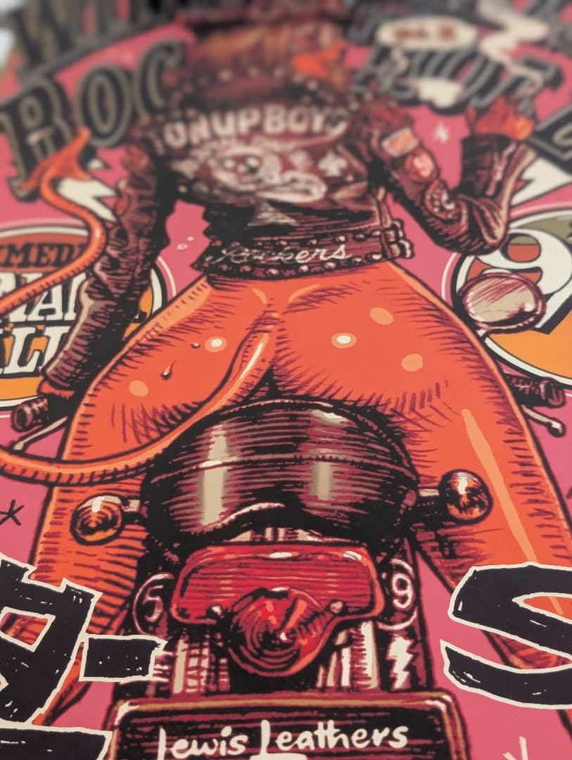 ロッキンジェリービーン オフセットプリント ポスター ミント＆ピンクセット