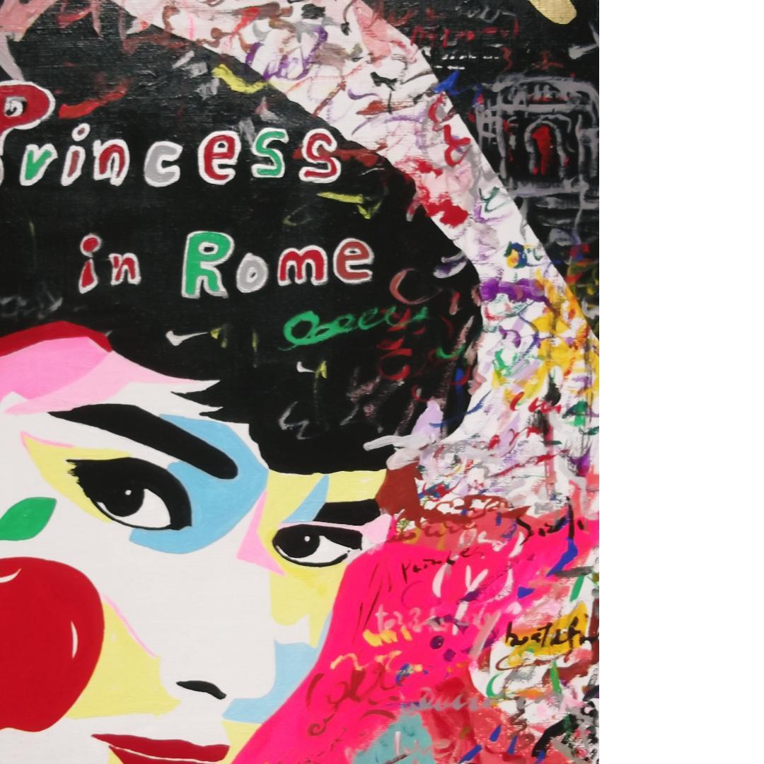 カブリオレ　真作保証　クリア・クリムゾン「Roman Holiday」