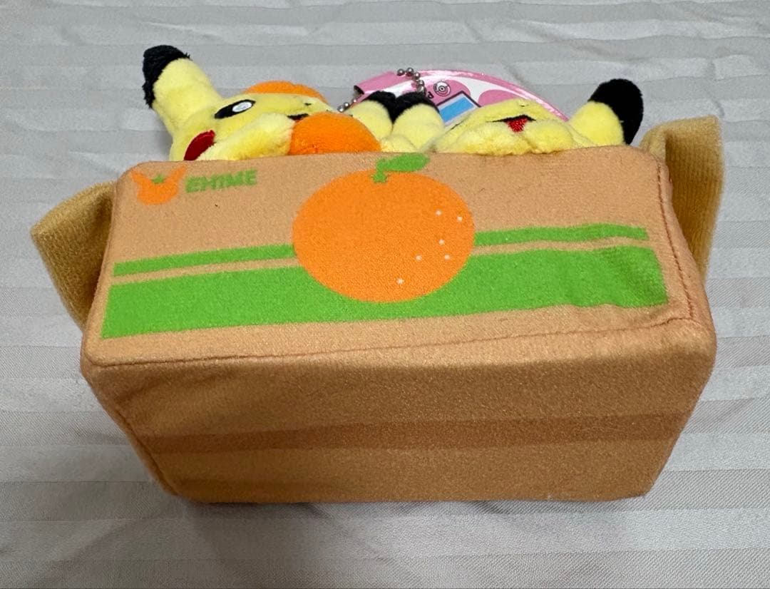 ポケモン マスコット ペアピカチュウとえひめみかん