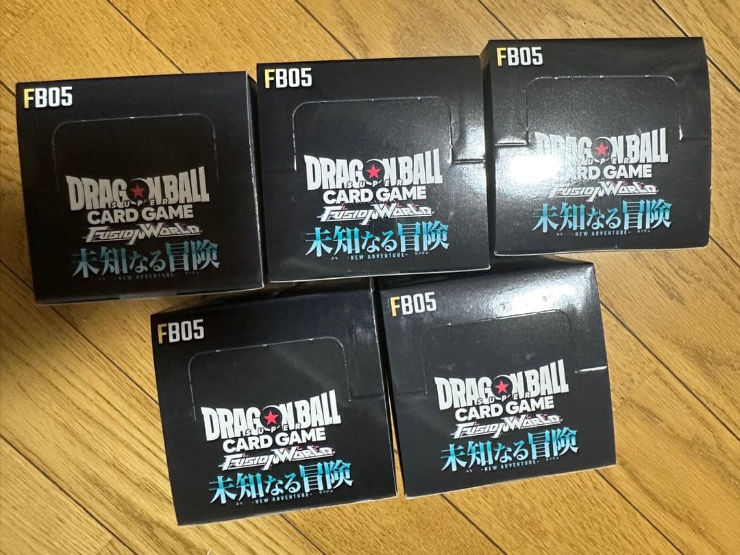 ドラゴンボールフュージョンワールド 未知なる冒険5BOX 未開封