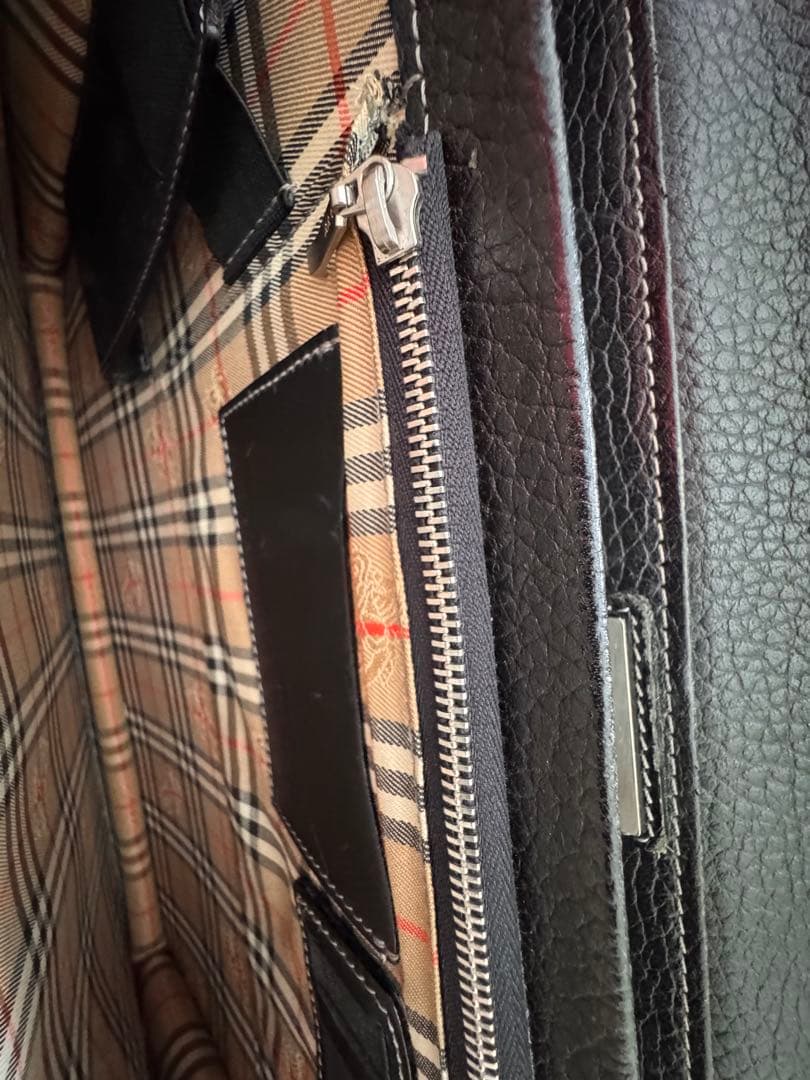 希少】BURBERRY バーバリー ビジネスバッグ ブリーフケース 黒