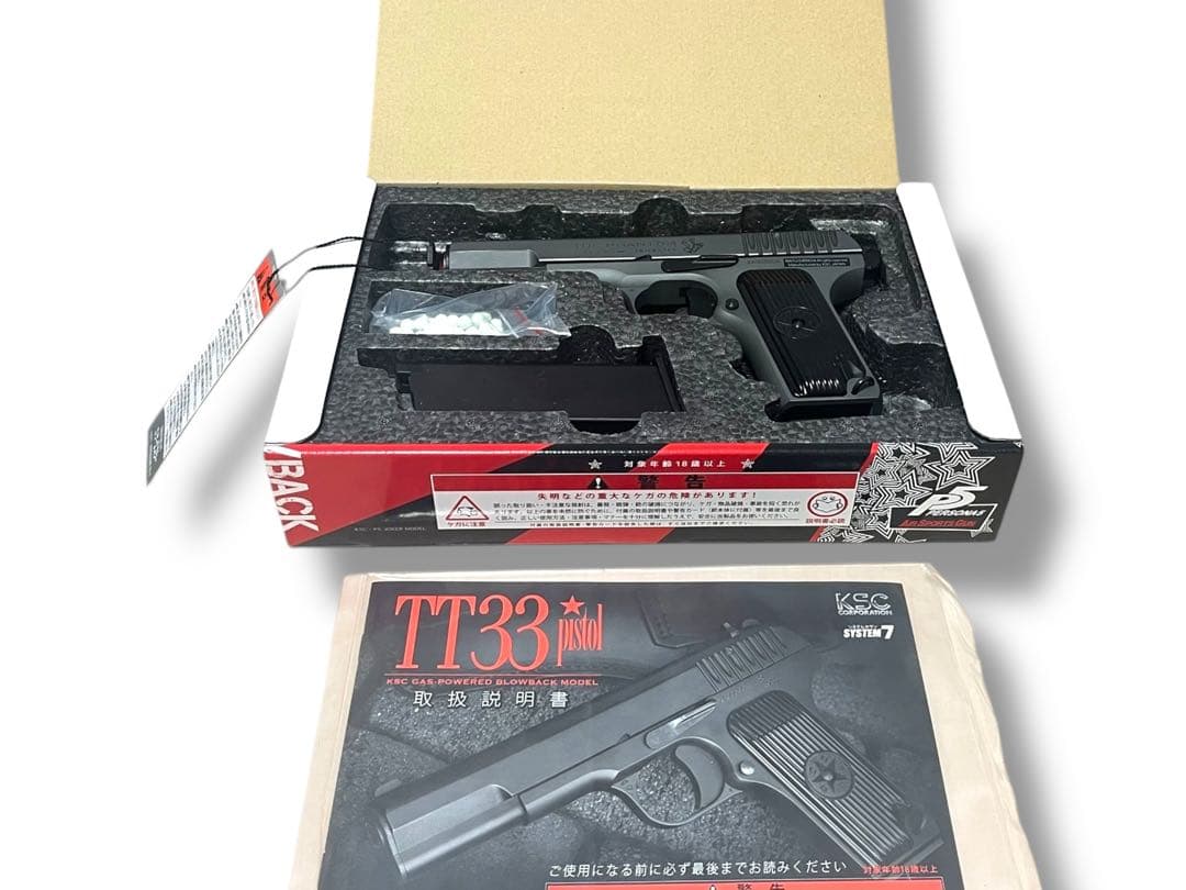 ☆未使用/極美品　ペルソナ5 TT33 pistol ジョーカーモデル KSC