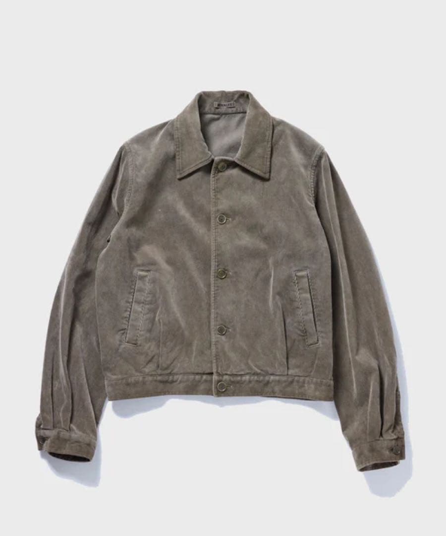 ジャケット・アウター AURALEE PIGMENTDYEDFINXCORDUROY BLOUSON