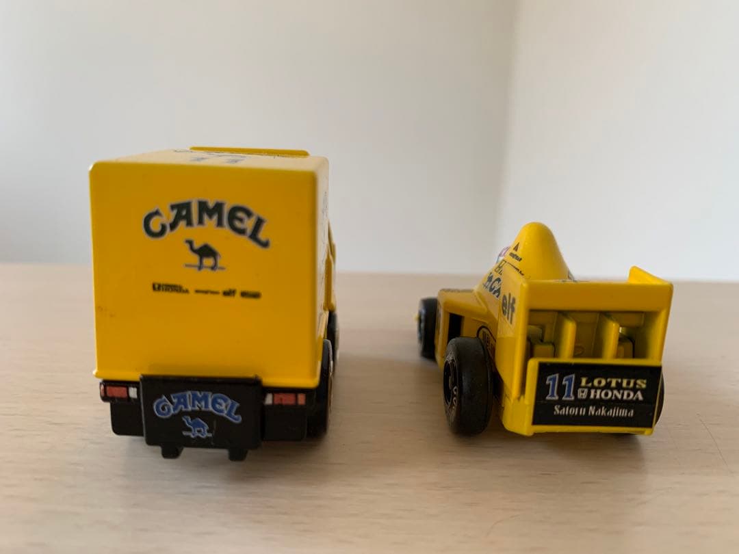 自作 チョロQ 中嶋悟 LOTUS 99T ロータス トランスポーター カスタム