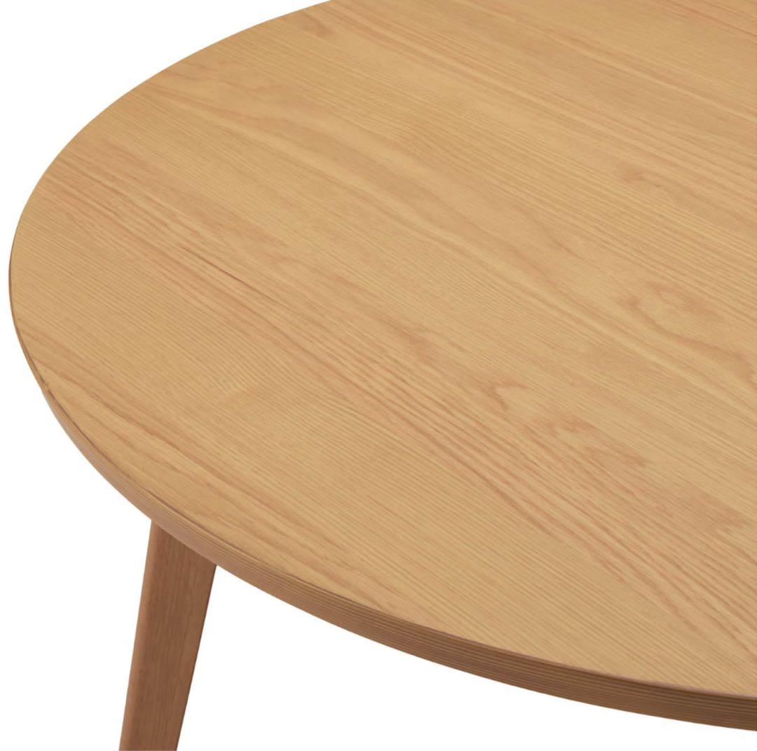 ⚫︎レキミ⚫︎ベルメゾン - 集える円形ダイニングテーブル 直径約110cm