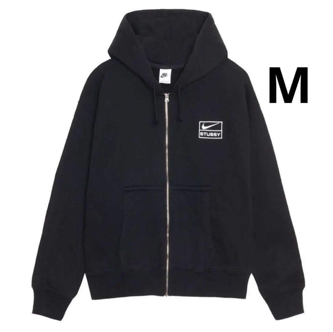 Nike Stussy コラボ フルジップパーカー Mサイズ ブラック