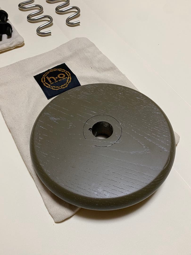 美品　hxo design ギア・ライトポール　ストレージトレーセット　グリーン