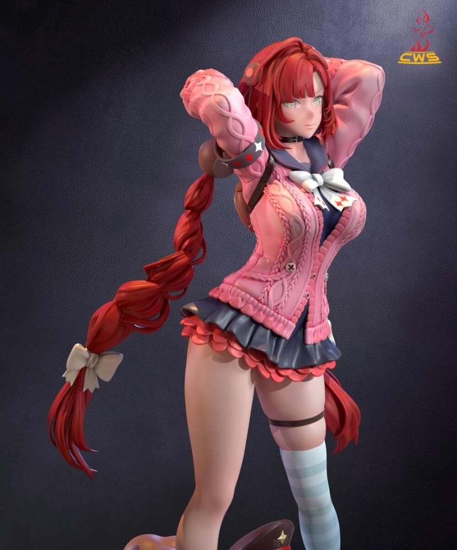 浮波柚葉　ゼンレスゾーンゼロ　ゼンゼロ　怪啖屋　20ｃｍ　未塗装未組立　光造形