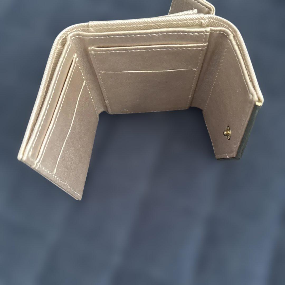 ビーズ刺繍 アイボリー クラッチバッグ