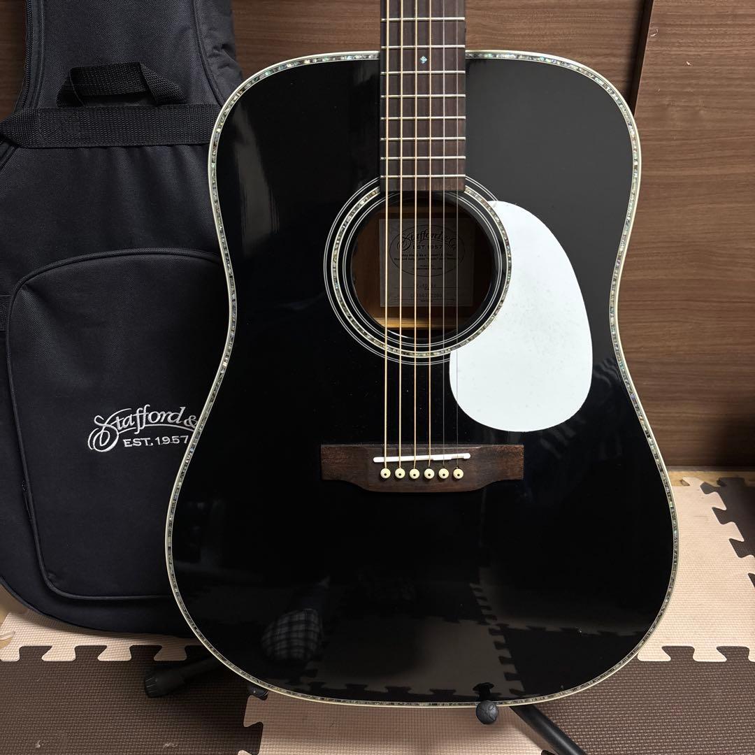 【美品】スタッフォードSF-4D BL エレアコ 【トップ単板】（ケース付き）