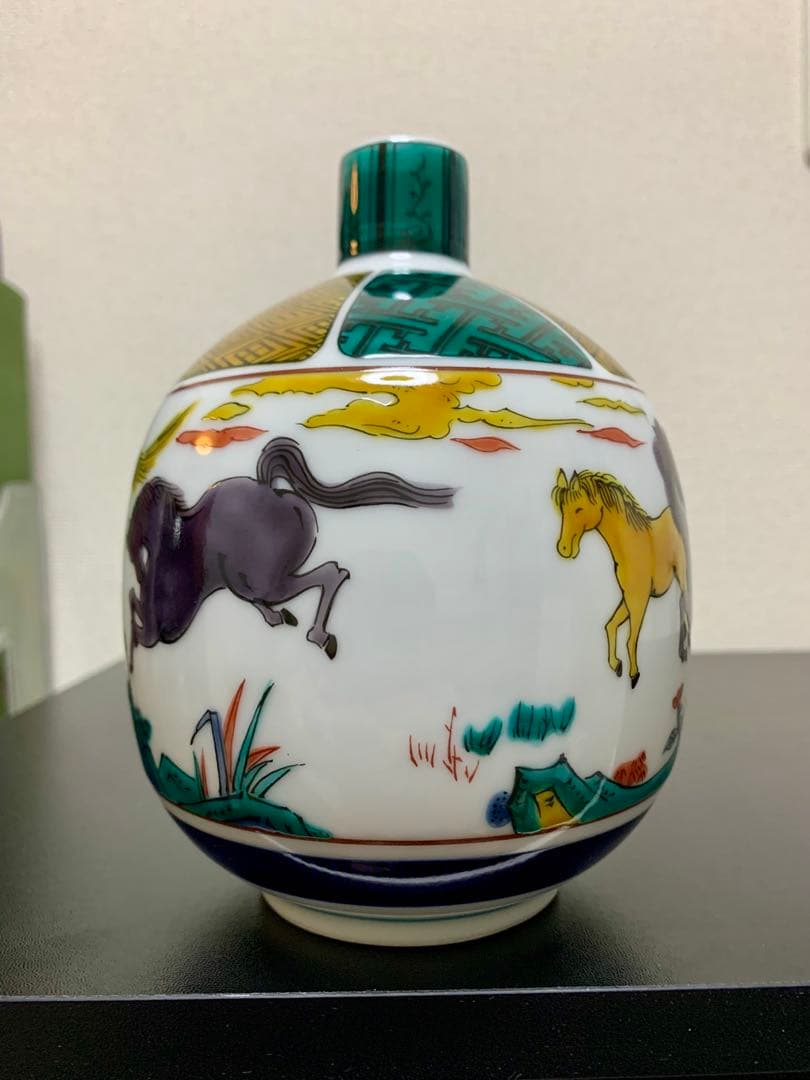 【超希少品‼️】響21年　2001年数量限定販売　九谷焼 古九谷風駿馬文【空瓶】