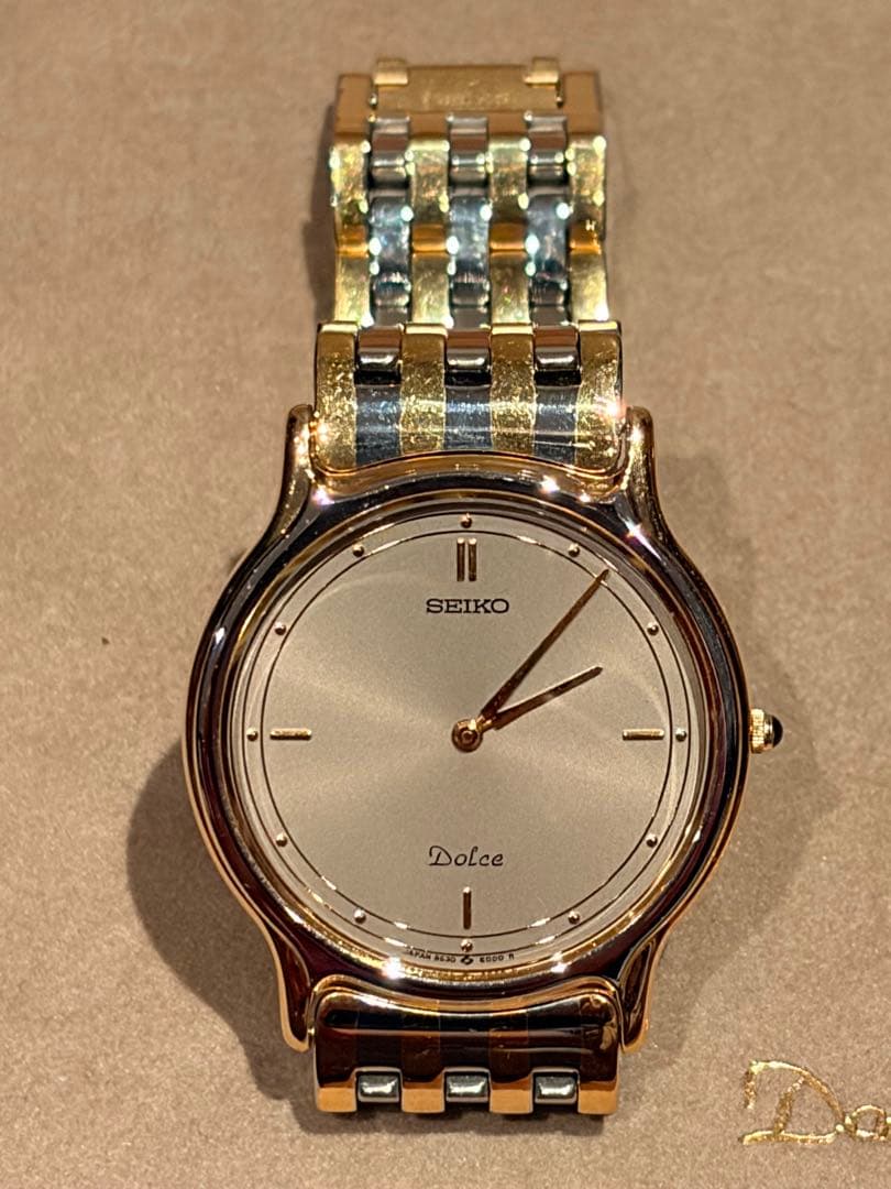 ★美品★セイコー SEIKO ドルチェ DOLCE★グレー文字盤★9530