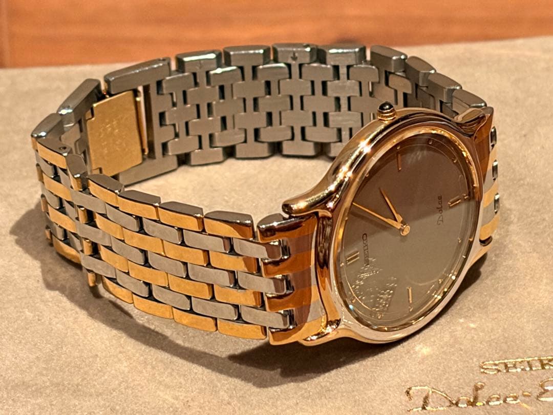 ★美品★セイコー SEIKO ドルチェ DOLCE★グレー文字盤★9530