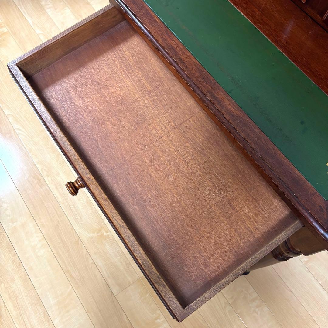 木製 ライディングデスク ビンテージ 天然木 学習机事務机 アンティーク