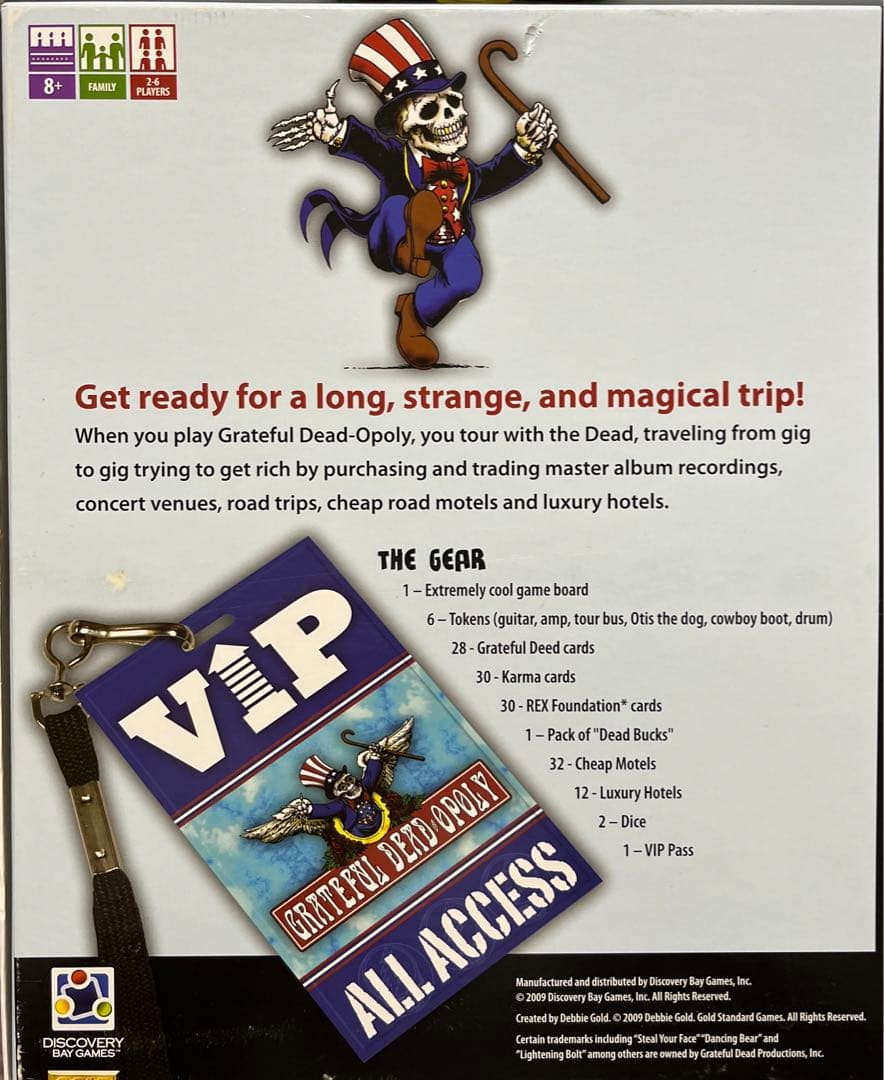 GREATFUL DEAD：monopoly (モノポリー /ボードゲーム)