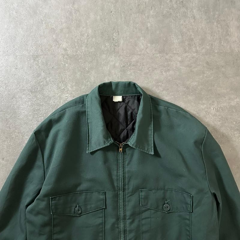 70-80s RED KAP グリーン 中綿入ワークジャケット Lサイズ 米国製