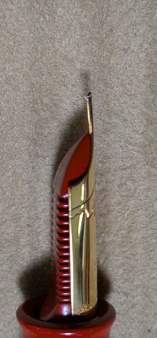 廃盤Namiki万年筆 URUSHIコレクション 朱リング50号 小太刀(太字)