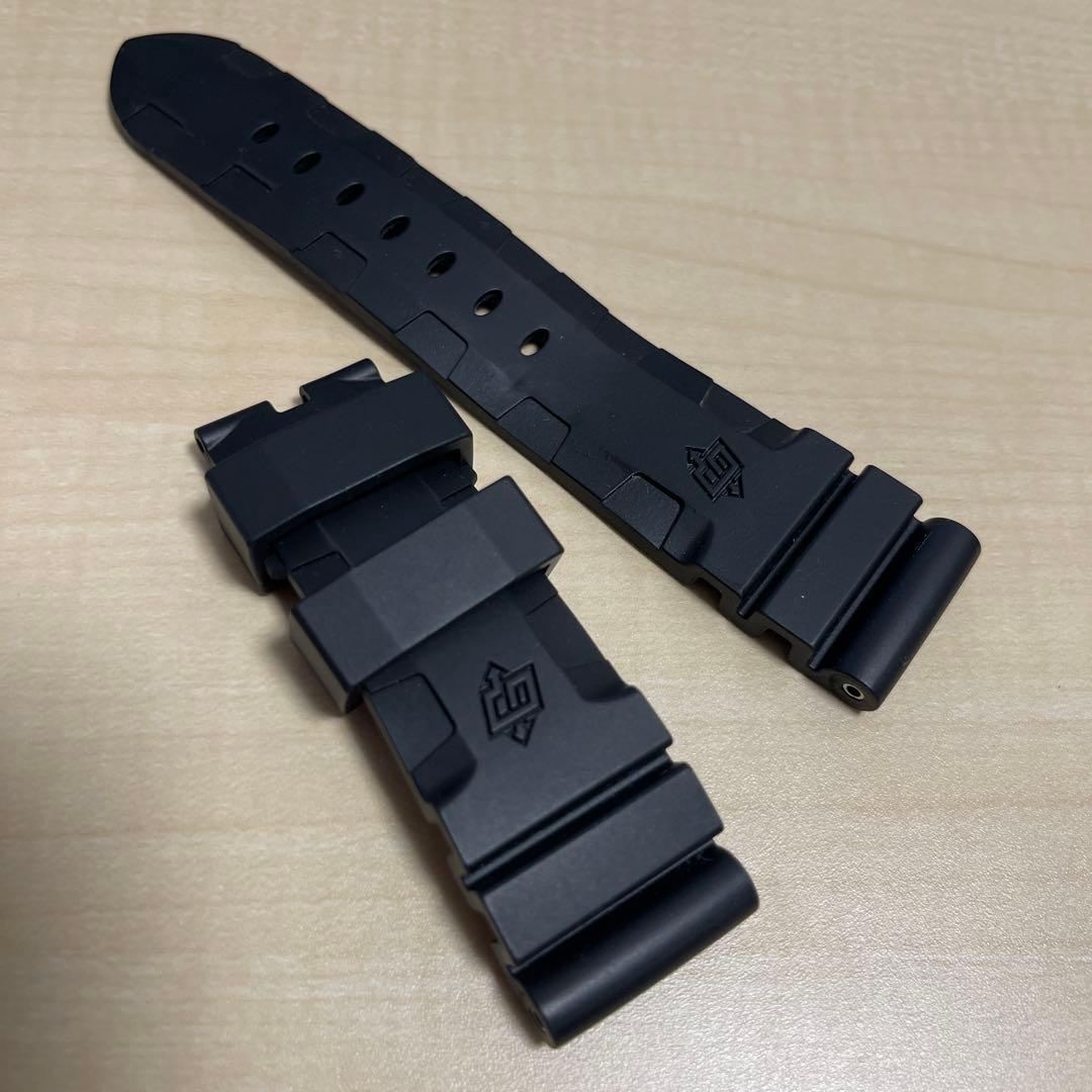 【極美品】パネライ 純正 カウッチュー アコーディオン ラバーベルト 44mm