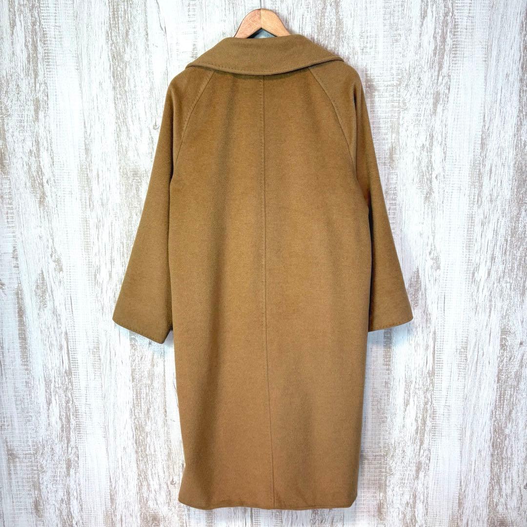 MaxMara マックスマーラ 白タグ キャメルヘアー ロング チェスターコート
