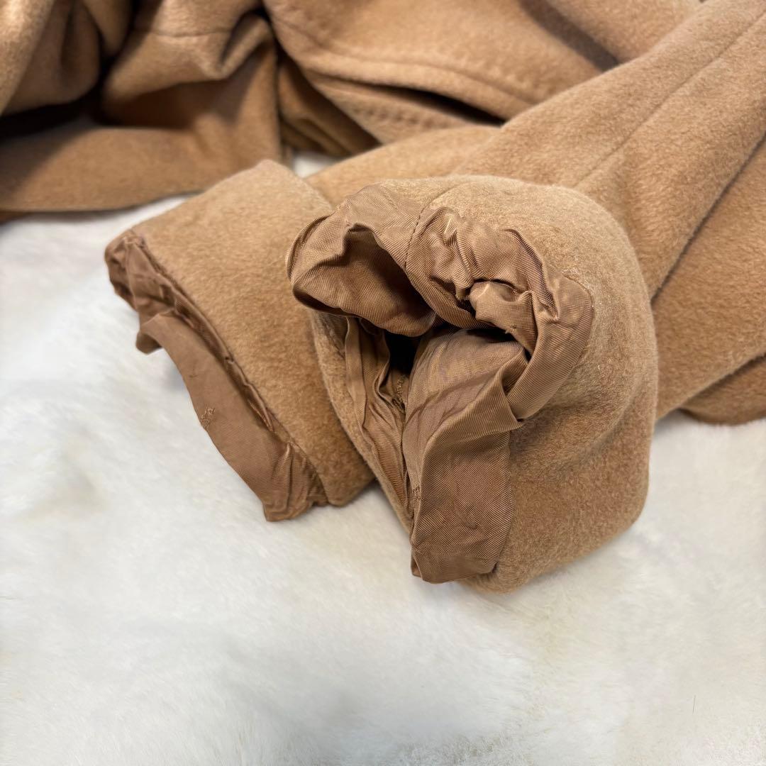 MaxMara マックスマーラ 白タグ キャメルヘアー ロング チェスターコート