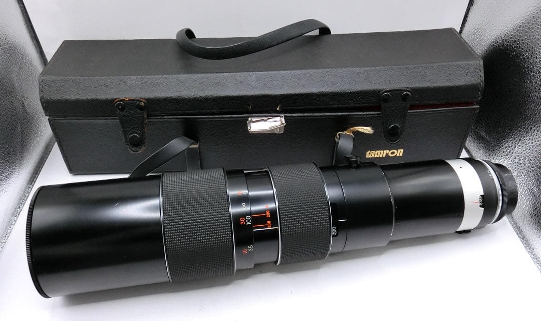 B Tamron　ｆ200～500mm 　ズームレンズ　専用ケース付き