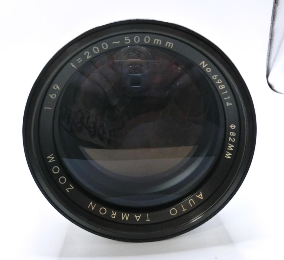 B Tamron　ｆ200～500mm 　ズームレンズ　専用ケース付き