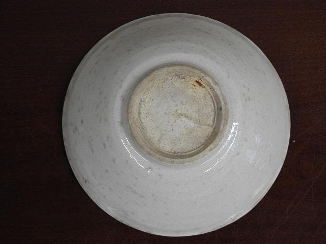 清朝？白磁茶碗　M885