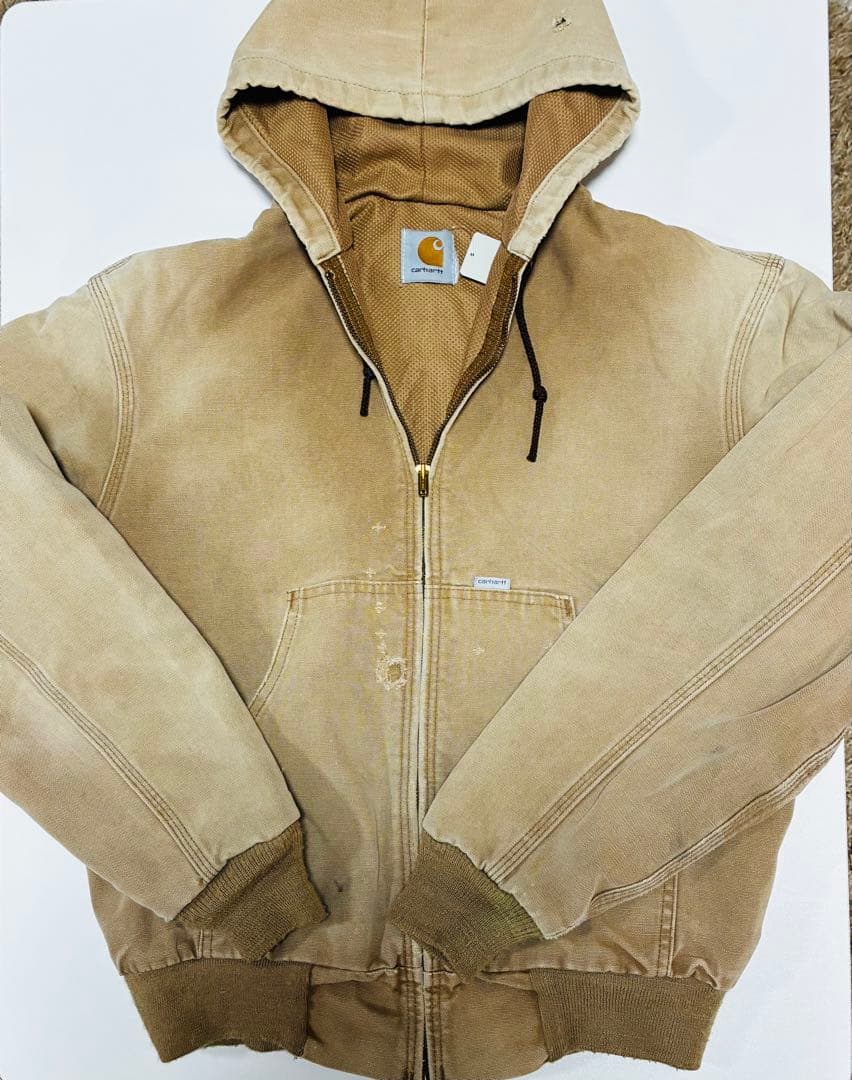 1月中値下げ‼️【超フェード】Carhartt アクティブジャケット　THE US