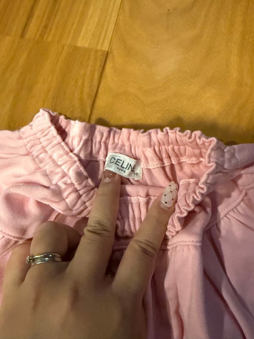 CELINE ピンク トップス スカートセット 90