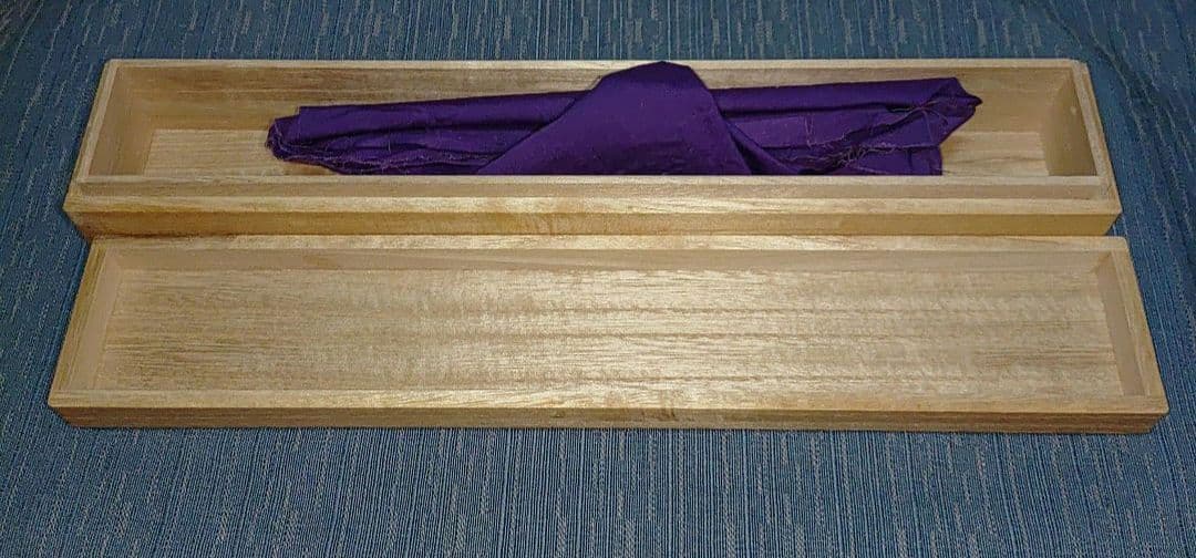 大型 独鈷杵 桐箱付 携帯用袋付