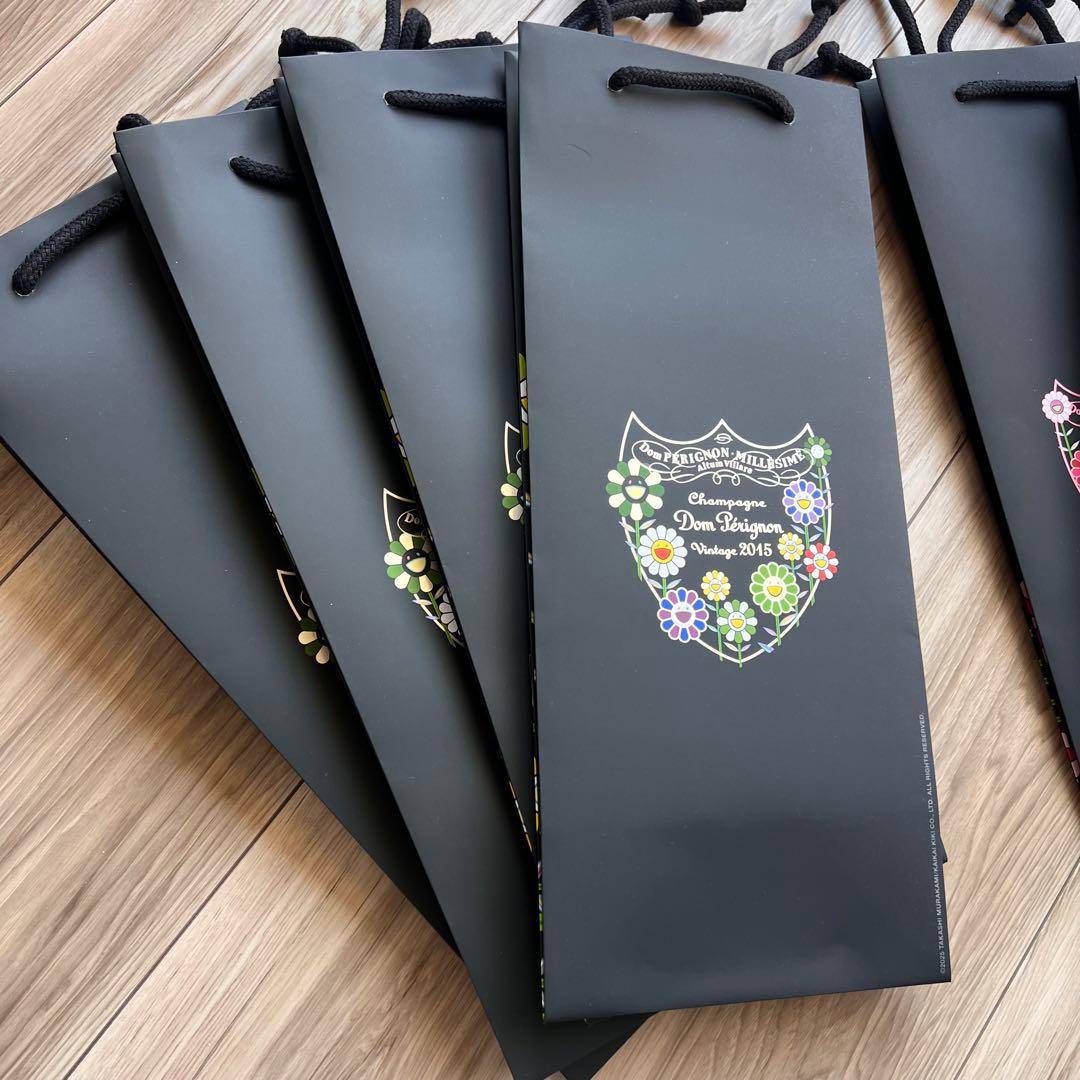 ドンペリニヨン 村上隆 ロゼ シャンパン ショッピングバッグ ショッパー