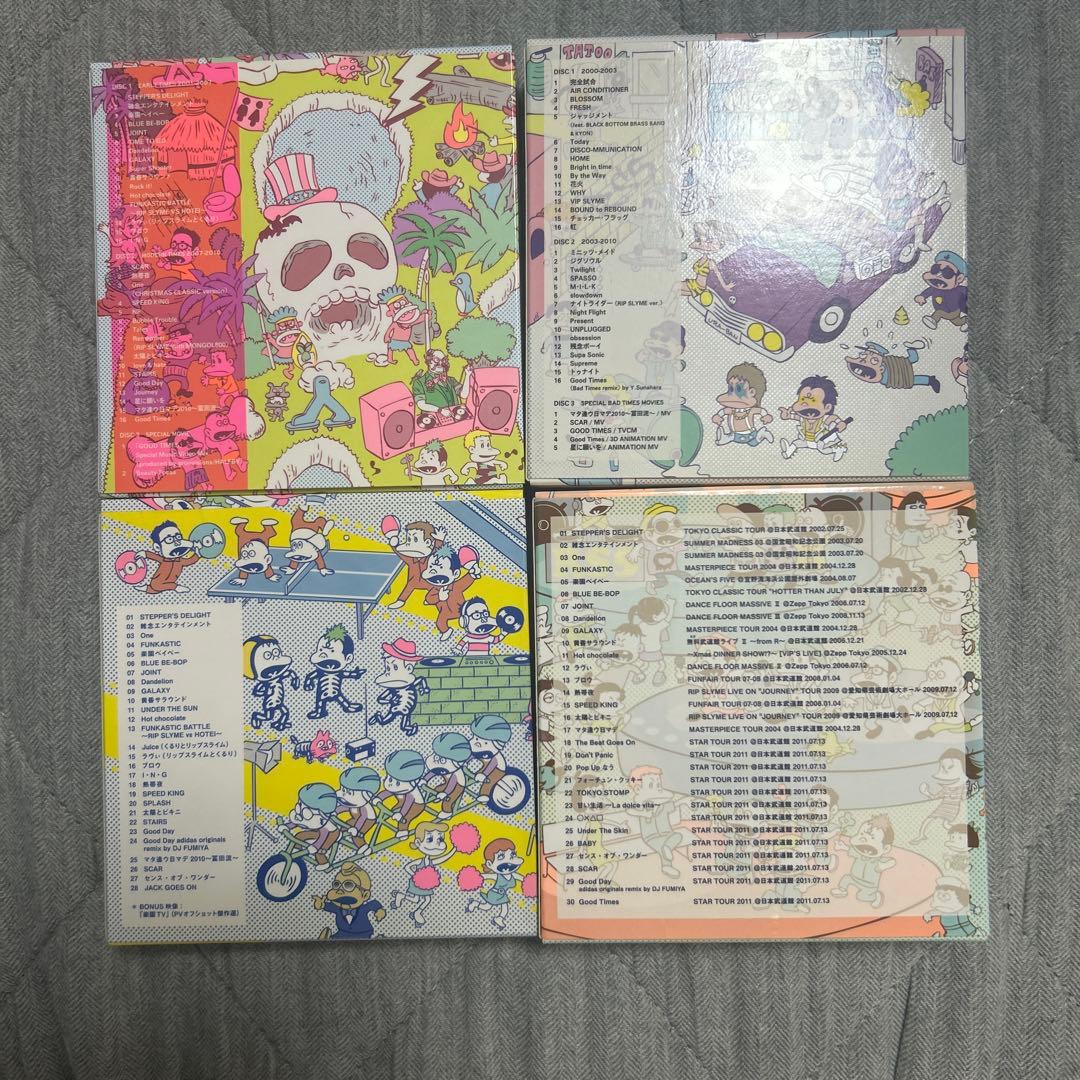 RIP SLYME GOOD TIMES CD & DVD 4本セット