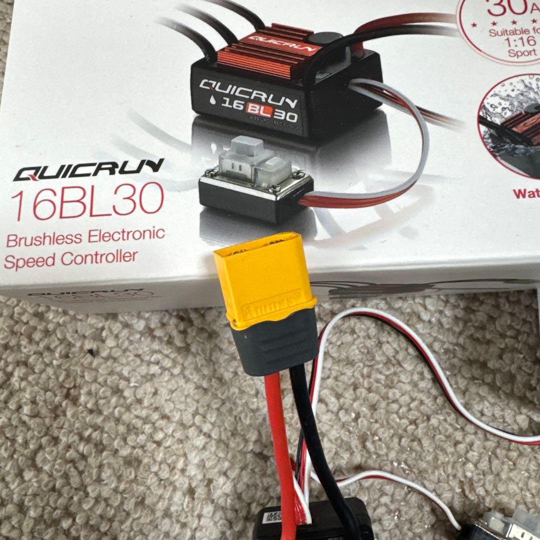 wpl ブラシレスモーターとESC