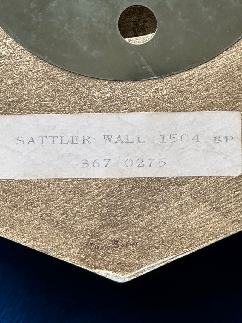 アンティーク時計erwin sattler modell 1504