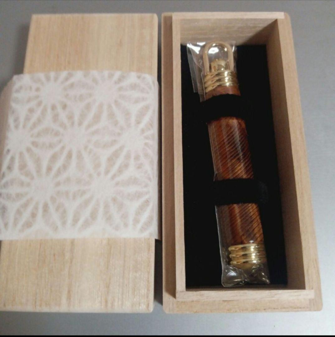 屋久杉工房京　シャー芯ケース　コーティング　樹種は屋久杉