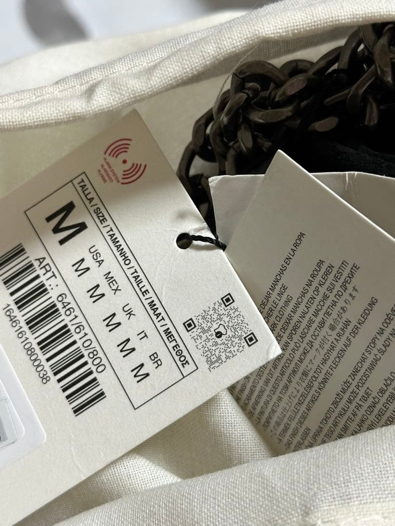 完売品 ZARA レザーショルダーバッグ 新品タグ付き ブラック