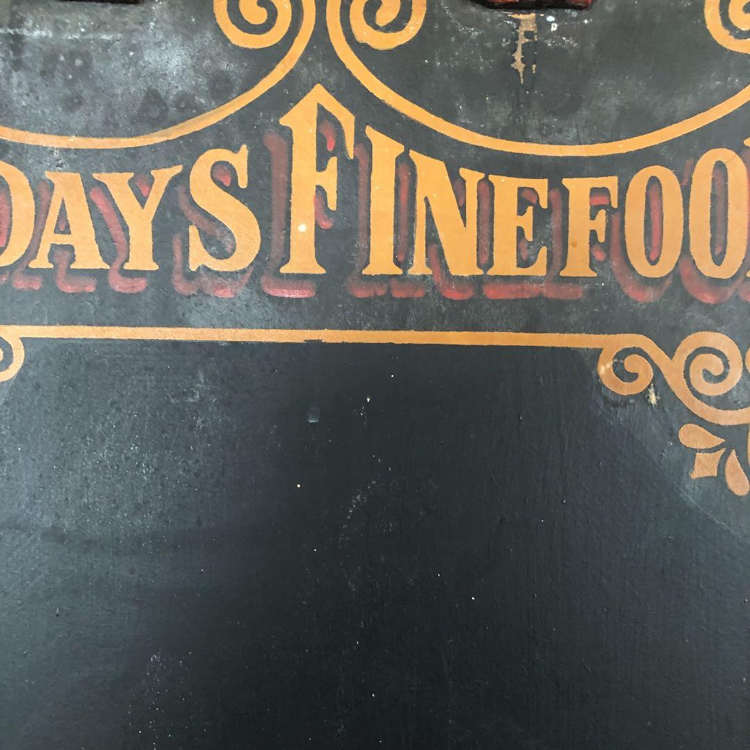 ヴィンテージ フードメニュー黒板　値下げ不可