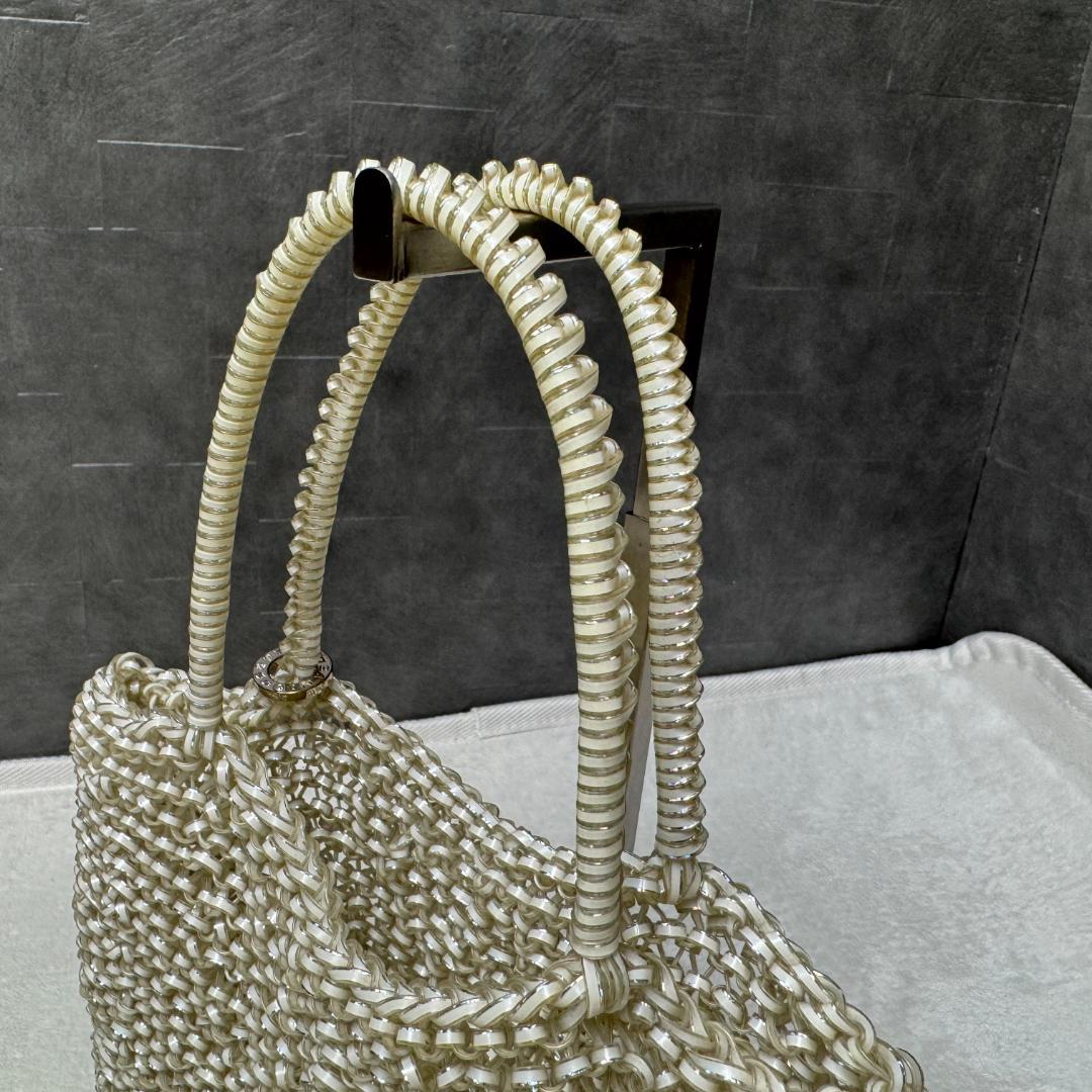 極美品☆ANTEPRIMA ワイヤーバッグ パーティバッグ ミニ トートバッグ