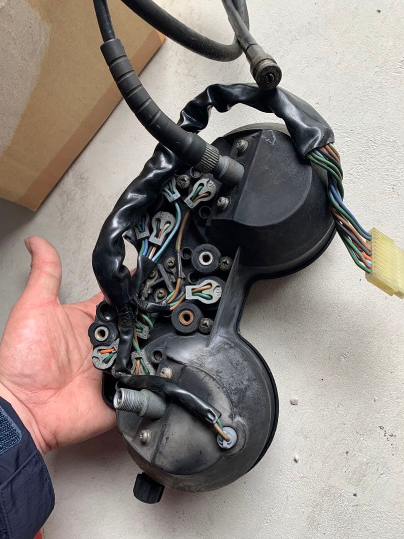 CBX400F当時物メーター改CBRジェイドXJRゼファー