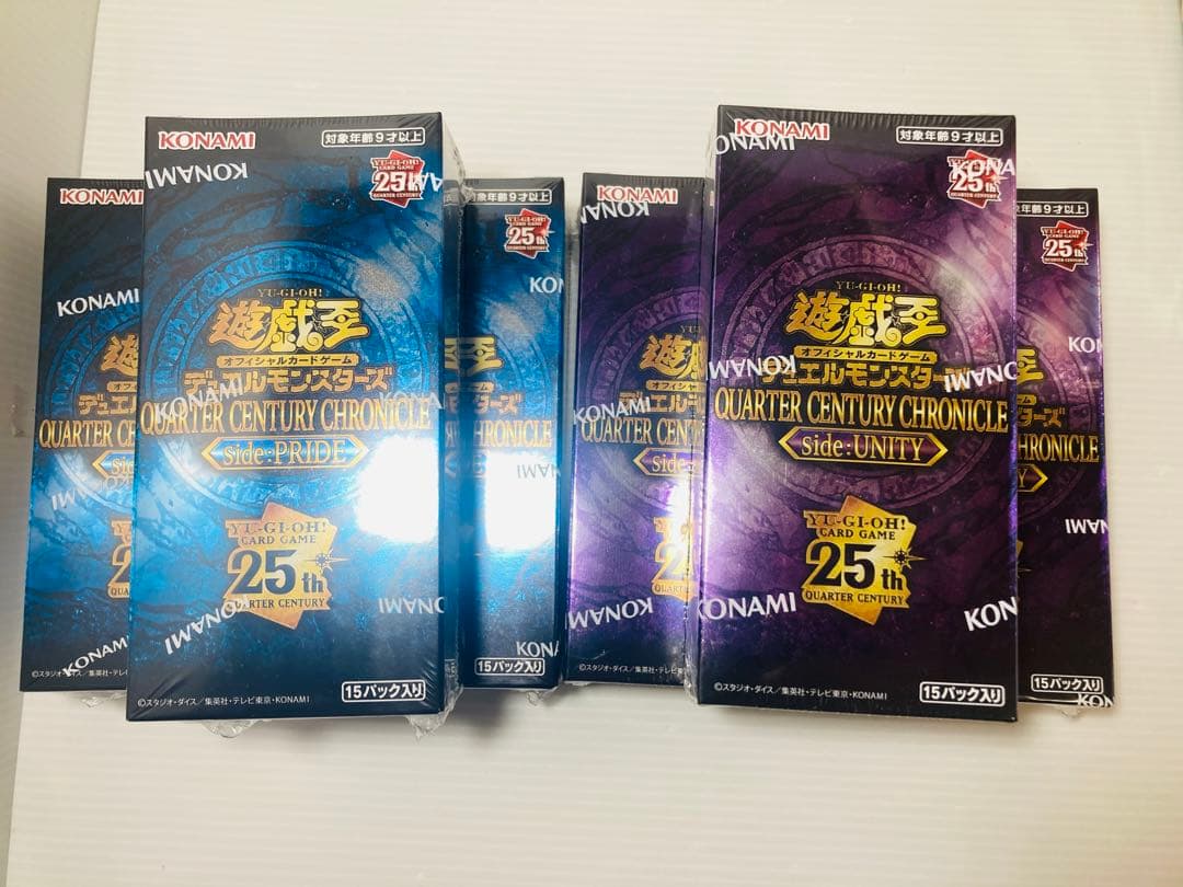 新品シュリンク付き 遊戯王 side unity pride 6box