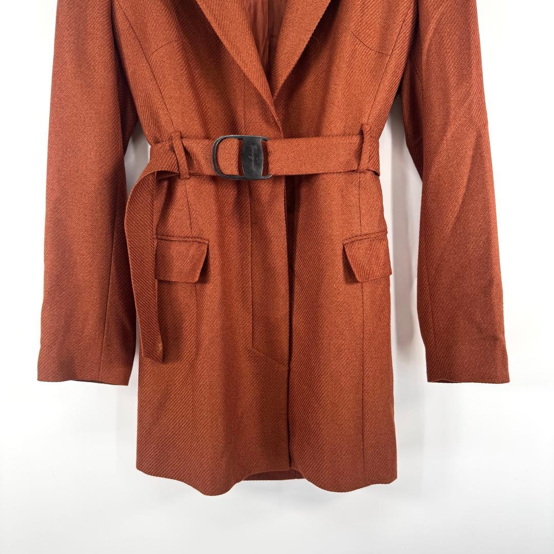 イタリア製 FERRAGAMO フェラガモ コート サイズ40