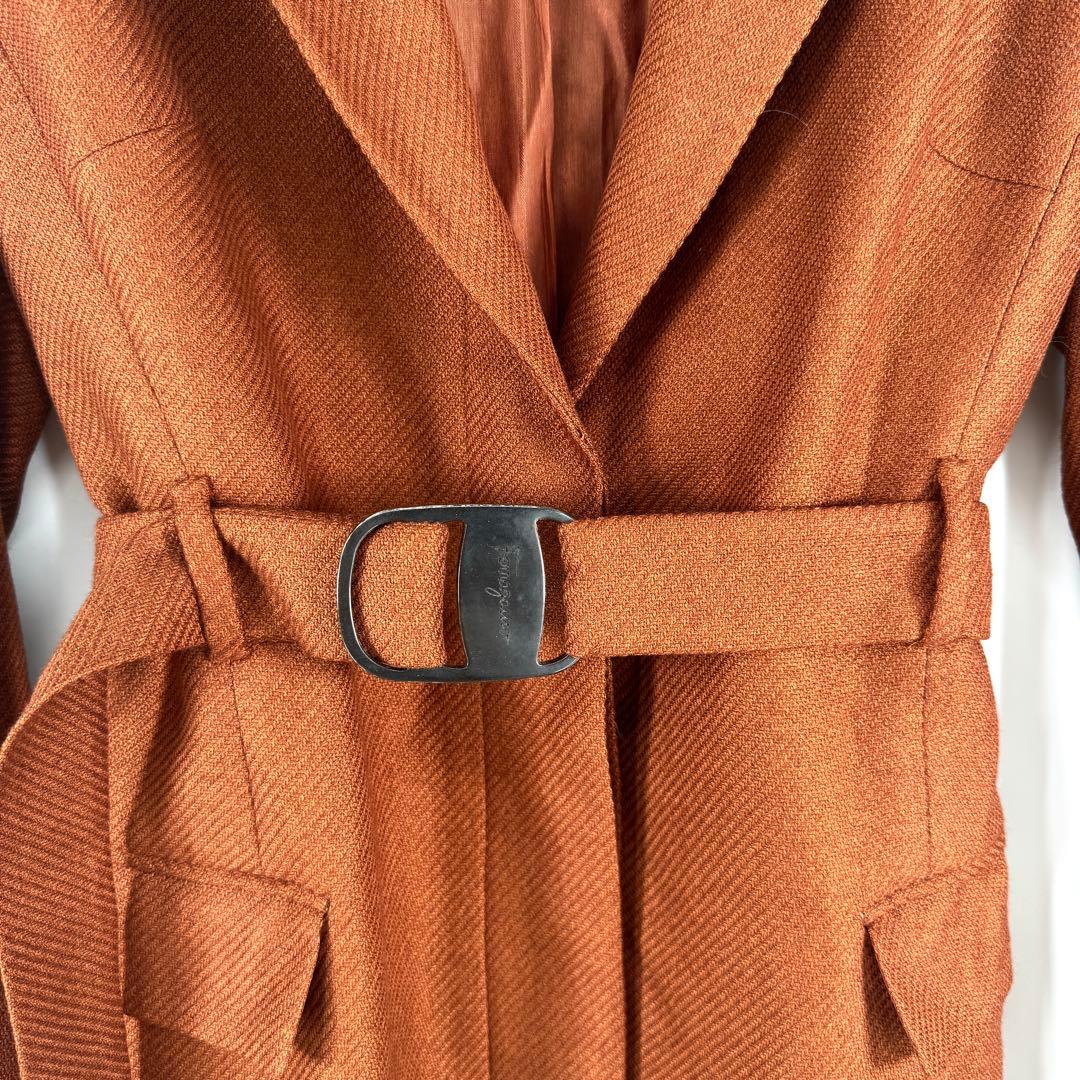 イタリア製 FERRAGAMO フェラガモ コート サイズ40