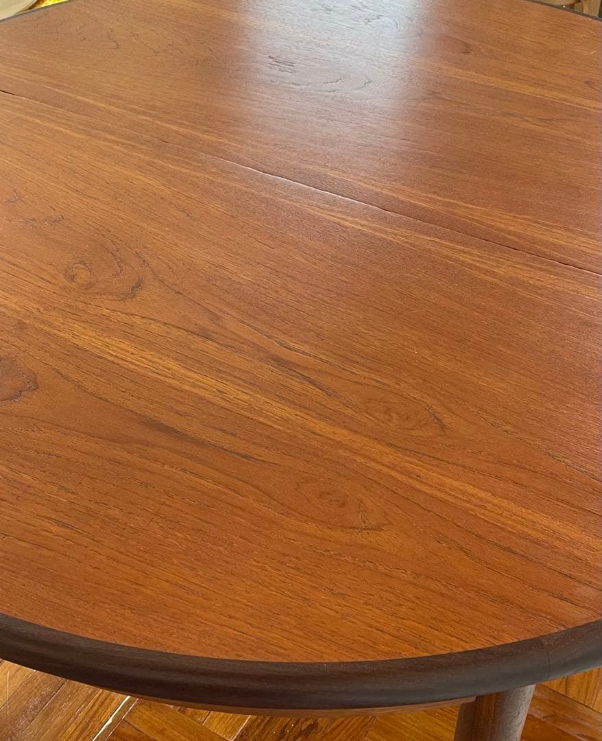 イギリス ヴィンテージ G PLAN ラウンド エクステンション テーブル