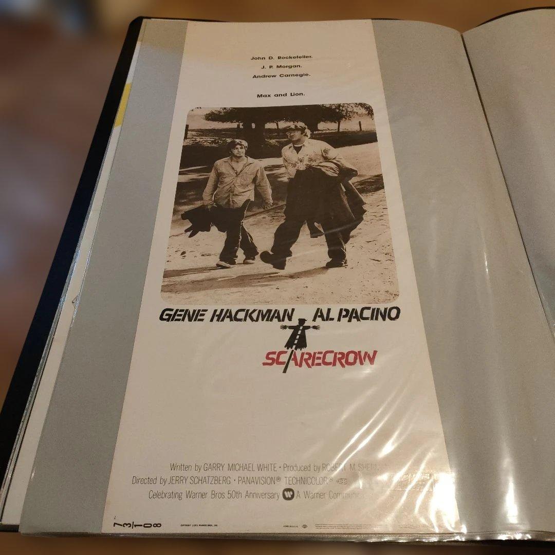 「スケアクロウ」USオリジナルインサートサイズ映画ポスター