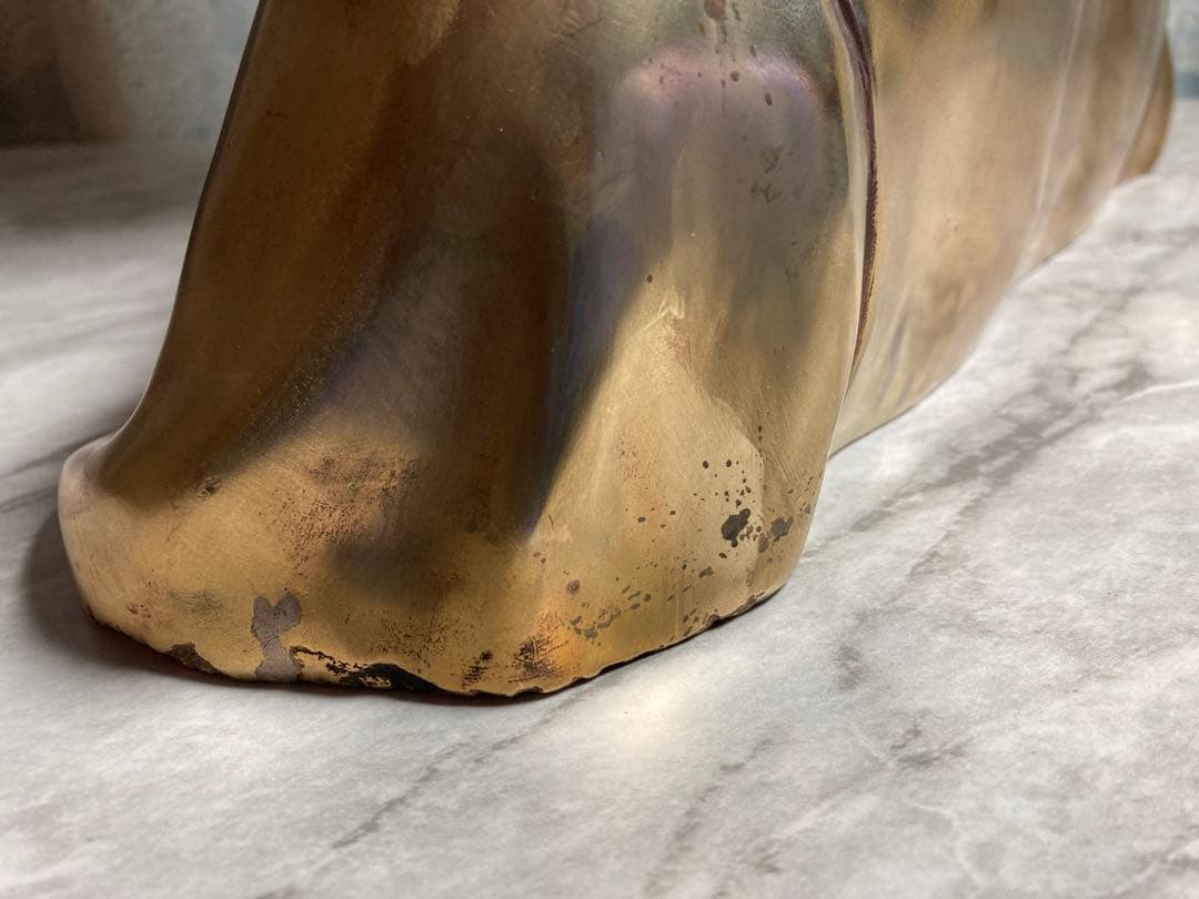 A.GORI　 真鍮製　女性胸像