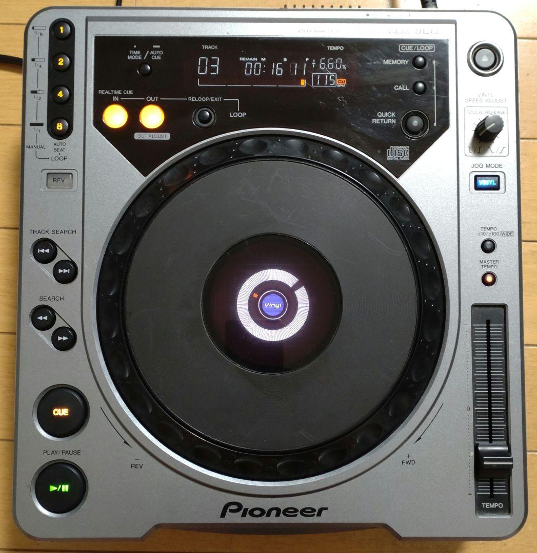 Pioneer CDJ-800　動作確済み　ピックアップレンズ新品交換