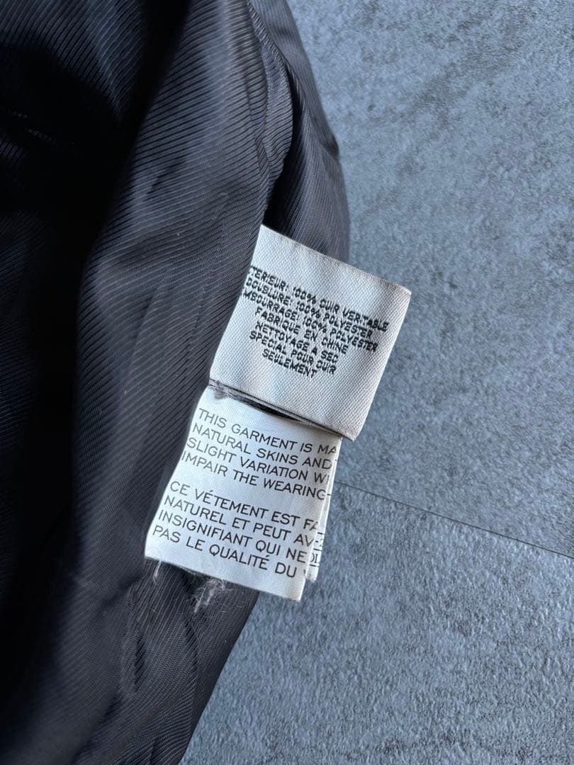 菖己様 JOSEPH&FEISS レザージャケット ブラック L 本革 美品